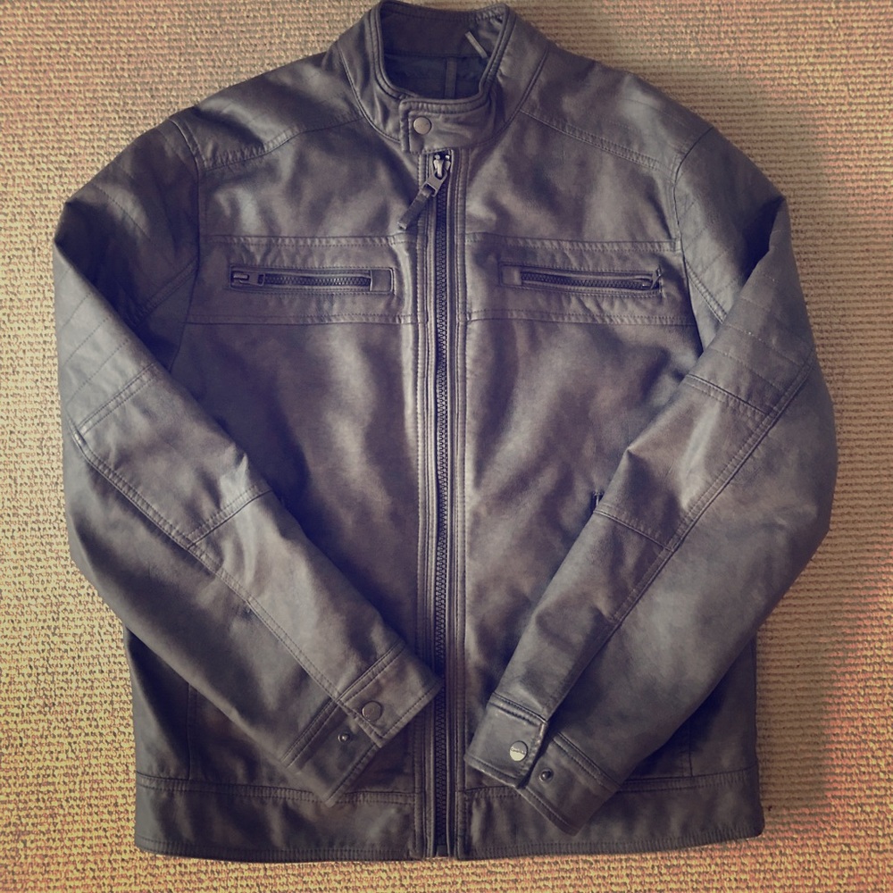 Calvin Klein Faux Leather Jacket